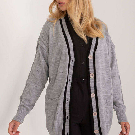 Vibrant Striped Knit Long Cardigan for Stylish Comfort - Très Elite
