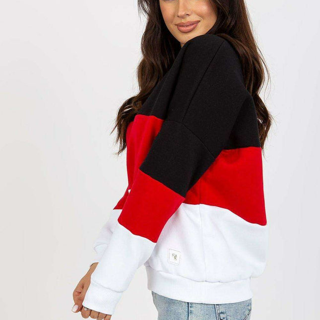 Vibrant V-Neck Cotton Blend Pullover