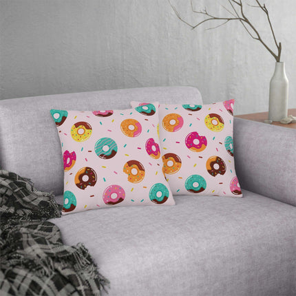 Vibrant Waterproof Floral Cushions Set for Indoor and Outdoor Living - Premium Durable Polyester Pillows..
