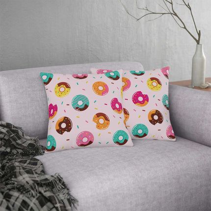Vibrant Waterproof Floral Cushions Set for Indoor and Outdoor Living - Premium Durable Polyester Pillows..