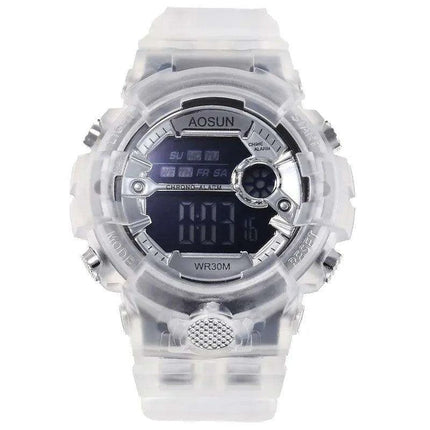 Vibrant Waterproof Jelly Strap Digital Watch for Kids - UTHAI CE35 - Très Elite