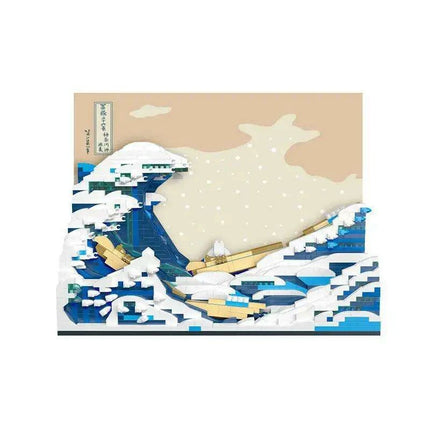 Vincent Van Gogh's Starry Night 3D Microbrick Art Kit - Spark Creativity in Young Artists - Très Elite