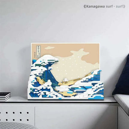 Vincent Van Gogh's Starry Night 3D Microbrick Art Kit - Spark Creativity in Young Artists - Très Elite