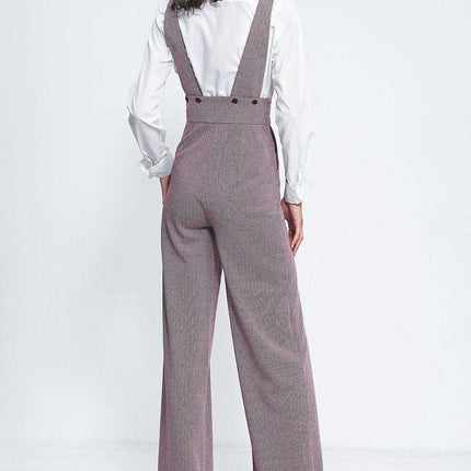 Vintage Charm High Waisted Jumpsuit For European Style - Très Elite