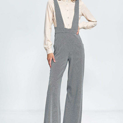 Vintage Charm High Waisted Jumpsuit For European Style - Très Elite