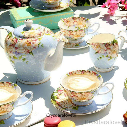 Vintage Elegance Luxury Bone China Tea and Coffee Serving Collection - Très Elite