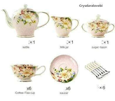 Vintage Elegance Luxury Bone China Tea and Coffee Serving Collection - Très Elite