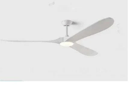 Vintage Industrial 60-Inch Wooden Ceiling Fan with Remote and Integrated Lighting - Très Elite