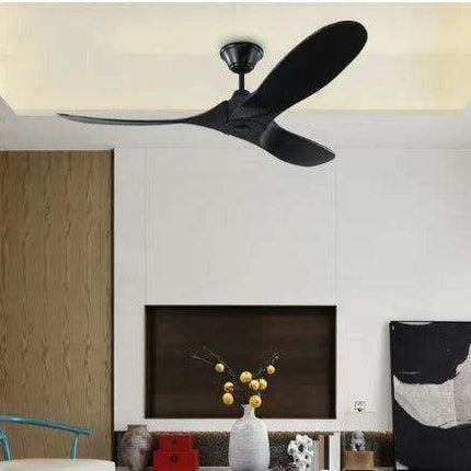 Vintage Industrial 60-Inch Wooden Ceiling Fan with Remote and Integrated Lighting - Très Elite