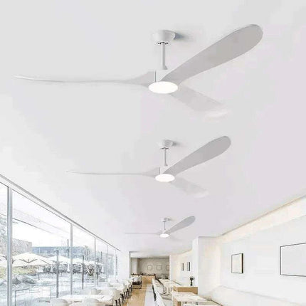 Vintage Industrial 60-Inch Wooden Ceiling Fan with Remote and Integrated Lighting - Très Elite