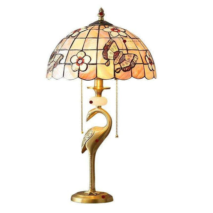 Vintage-Inspired Brass LED Table Lamp: A Timeless Lighting Masterpiece - Très Elite