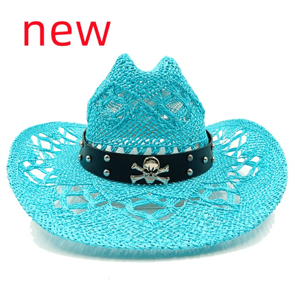 Vintage-Inspired Thick Straw Cowboy Hat - Très Elite