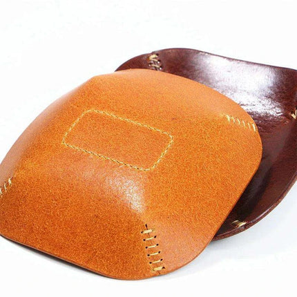 Vintage Italian Cowhide Leather Jewelry Organizer Tray - Retro Chic Storage Solution - Très Elite