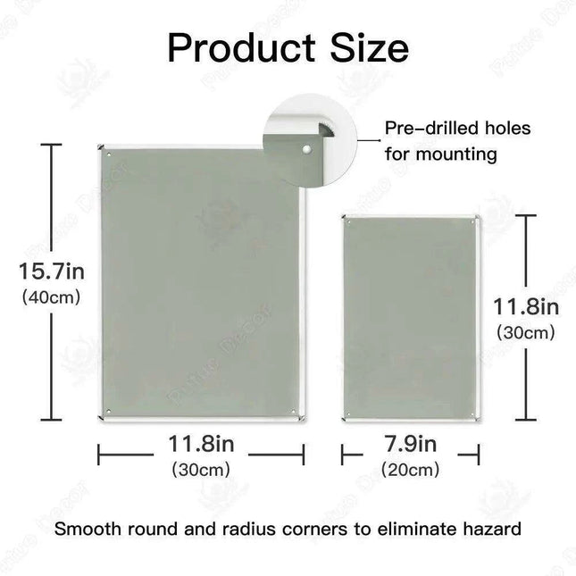 Vintage Motorcycle Metal Sign Set - Retro Decor for Home, Man Caves, and Bars