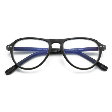 Vintage Style Blue Light Blocking Pilot Glasses for Unisex Fashion and Eye Protection - Très Elite