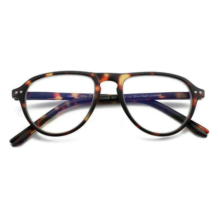 Vintage Style Blue Light Blocking Pilot Glasses for Unisex Fashion and Eye Protection - Très Elite