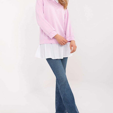 Violet Blouse Model 208153 Viscose Cotton Elastane Blend - Très Elite
