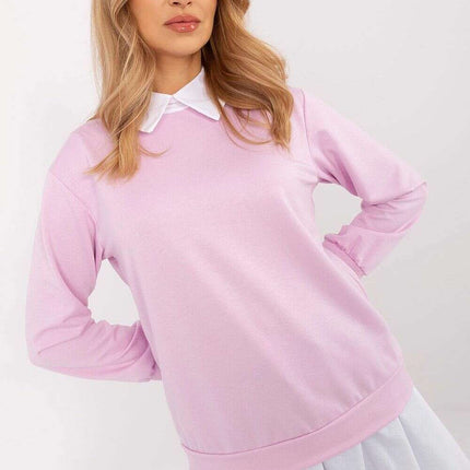 Violet Blouse Model 208153 Viscose Cotton Elastane Blend - Très Elite