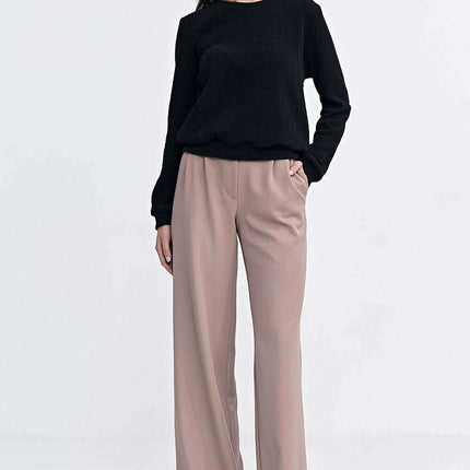 Violet Soft Ribbed Knit Blouse Model 202462 For Women - Très Elite
