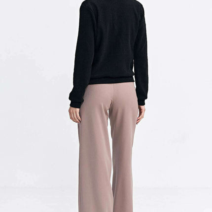 Violet Soft Ribbed Knit Blouse Model 202462 For Women - Très Elite