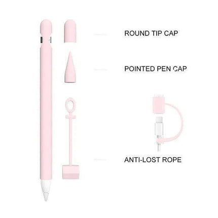 Vivid Silicone Apple Pencil Cover - Stylish Shield for iPad Pro..