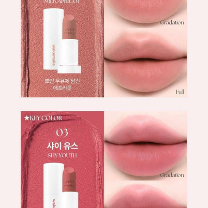 WAKEMAKE Soft Blurring Balm Stick 3.5g (12colors) - Très Elite