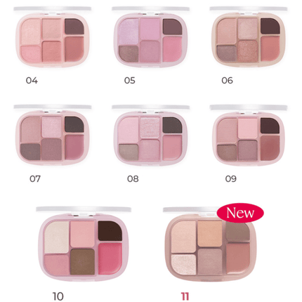 WAKEMAKE Soft Sheer Multi Palette 6.4g (11 Colors) - Très Elite