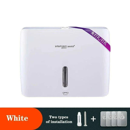 Wall-Mounted Key-Lock Paper Towel Dispenser with 200 Capacity..