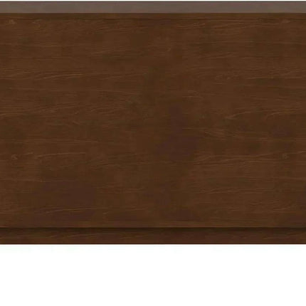 Walnut-Enhanced 60" Mid-Century Modern Entertainment Center with Storage Drawers and Cabinet - Très Elite
