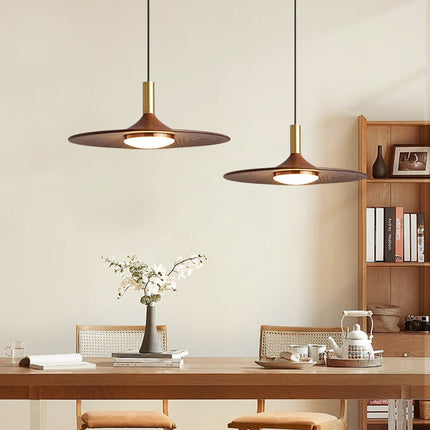 Watert Transfer Wood Grain Pendant Light