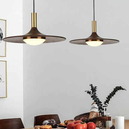 Watert Transfer Wood Grain Pendant Light