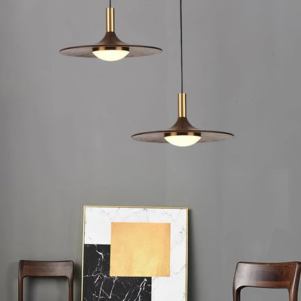 Watert Transfer Wood Grain Pendant Light