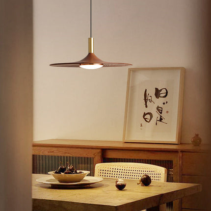 Watert Transfer Wood Grain Pendant Light