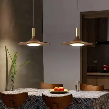 Watert Transfer Wood Grain Pendant Light