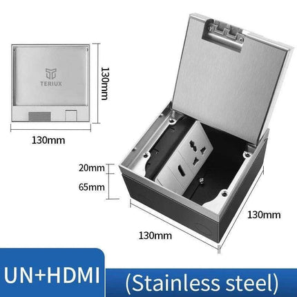 Waterproof EU Floor Socket for Seamless Home Appliance Integration..