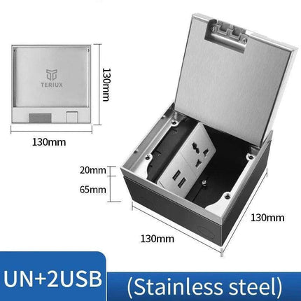 Waterproof EU Floor Socket for Seamless Home Appliance Integration..