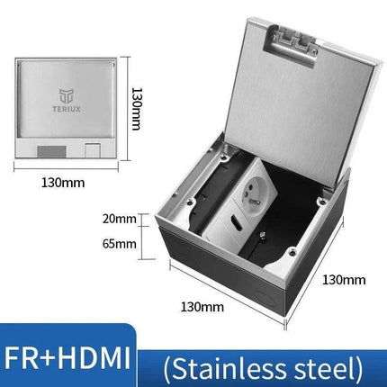 Waterproof EU Floor Socket for Seamless Home Appliance Integration..