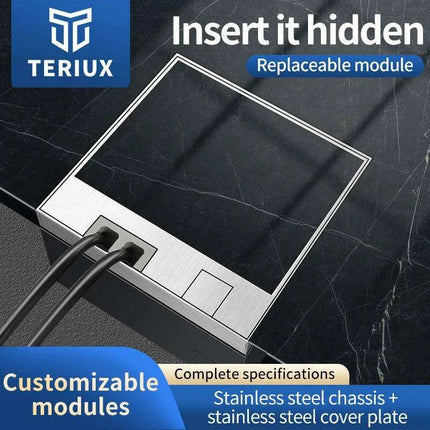 Waterproof EU Floor Socket for Seamless Home Appliance Integration - Très Elite