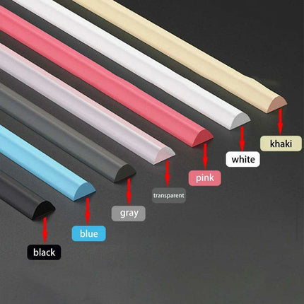 Silicone Shower Water Barrier Strip — Self-Adhesive, 30mm, 3 Lengths | Très Elite