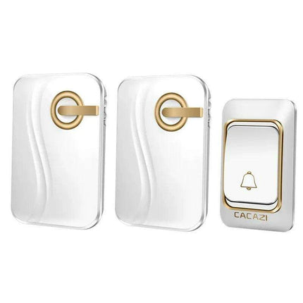 Waterproof Wireless Doorbell System with 200M Range, Customizable Volume, and 36 Melodies - Très Elite