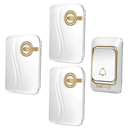 Waterproof Wireless Doorbell System with 200M Range, Customizable Volume, and 36 Melodies - Très Elite
