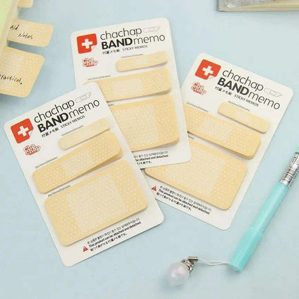Whimsical Band-Aid Sticky Note Pads - Perfect for Cute Stationery Lovers - Très Elite