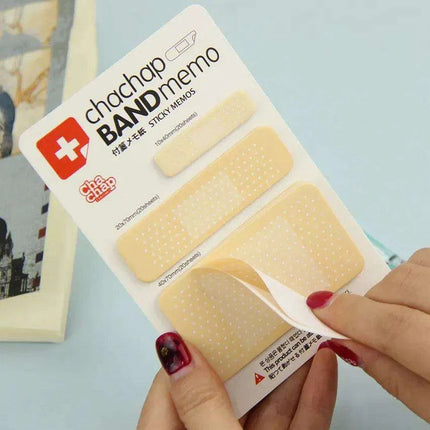Whimsical Band-Aid Sticky Note Pads - Perfect for Cute Stationery Lovers - Très Elite