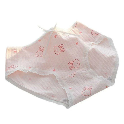 Whimsical Fruit-Themed Cotton Briefs for Girls - Soft and Breathable Seamless Underwear - Très Elite