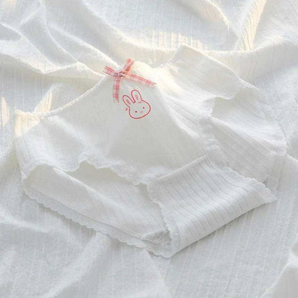 Whimsical Fruit-Themed Cotton Briefs for Girls - Soft and Breathable Seamless Underwear - Très Elite