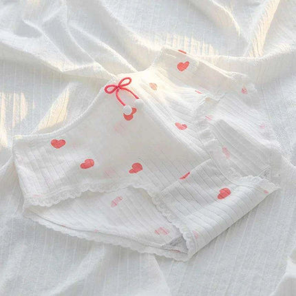 Whimsical Fruit-Themed Cotton Briefs for Girls - Soft and Breathable Seamless Underwear - Très Elite