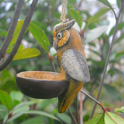 Whimsical Garden Companions: Owl and Frog Resin Statues for Outdoor Charm..