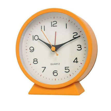 Whimsical Glow-in-the-Dark Metal Alarm Clock for Kids' Bedrooms..