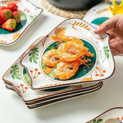 Whimsical Japanese Cartoon 9-Piece Dining Set: Transform Your Meals into Artistic Experiences - Très Elite