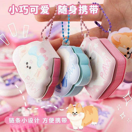 Whimsical Kawaii Mini Notebook and Sticky Notes Set for Creative Note-Taking - Très Elite